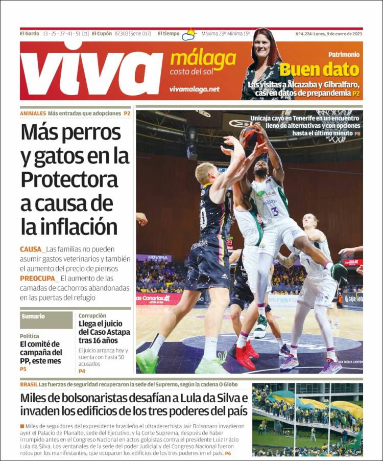 Portada de Viva Málaga (España)