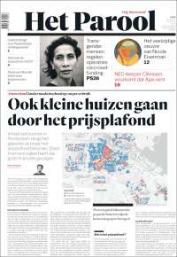 Portada de Het Parool (Países Bajos)