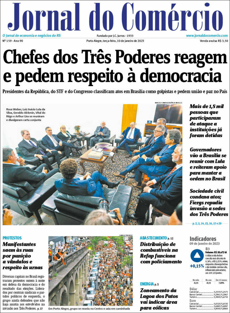 Portada de Jornal do Comércio (Brasil)