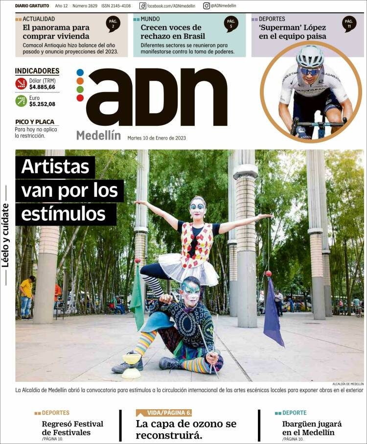Portada de ADN - Medellín (Colombia)