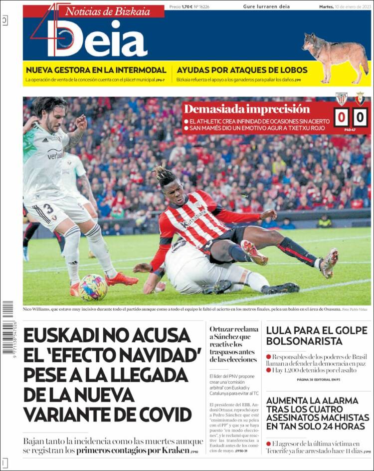 Portada de Deia (España)