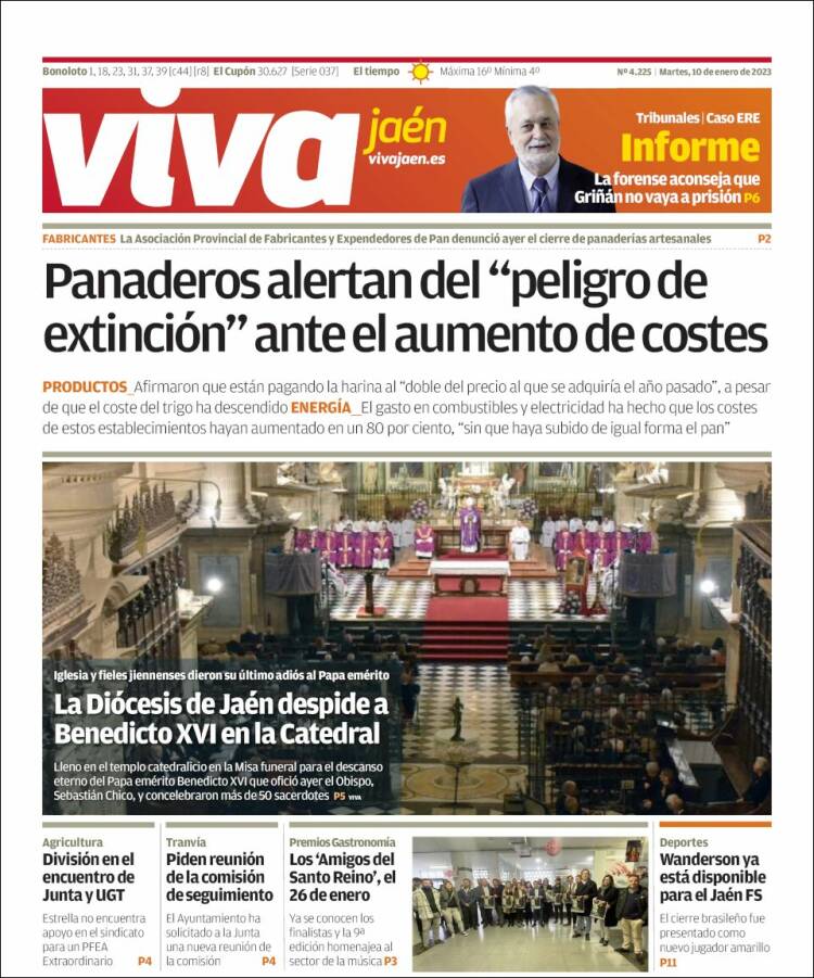 Portada de Viva Jaén (España)