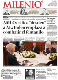 Portada de Milenio - Laguna (México)