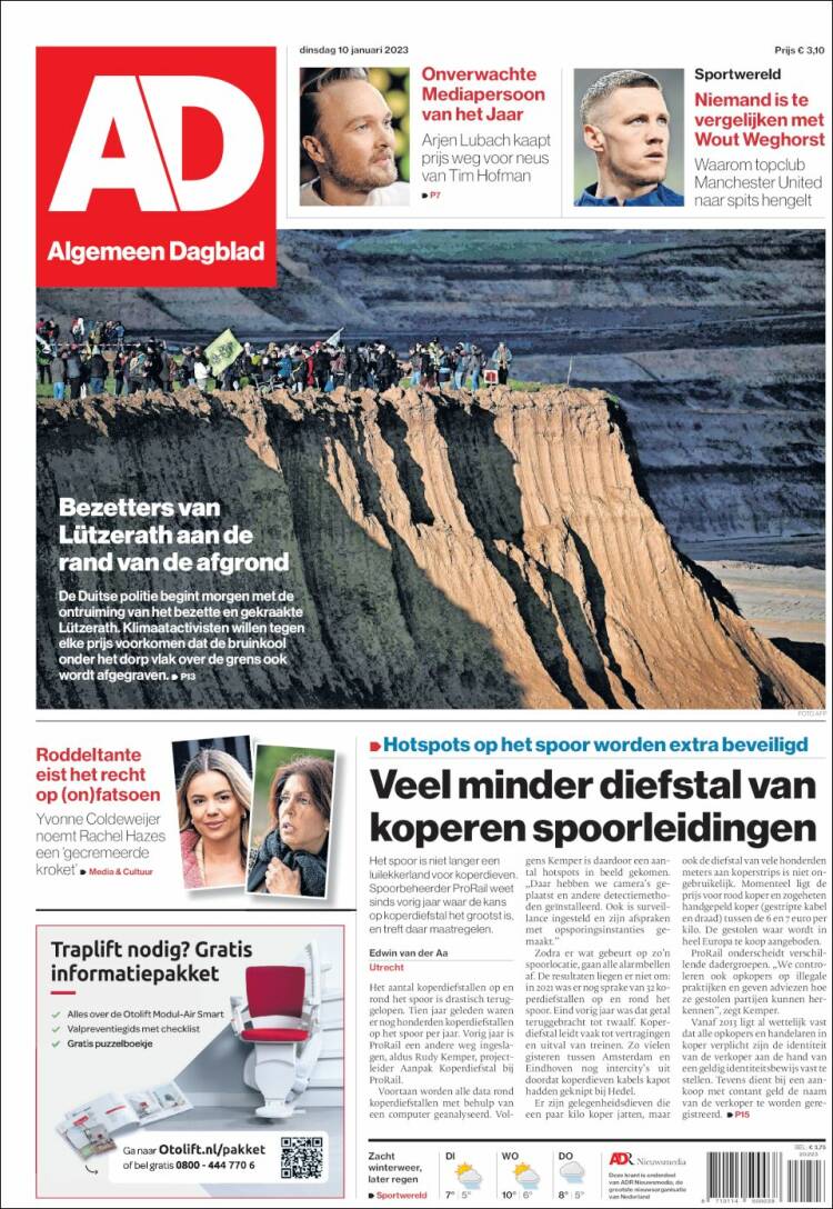 Portada de AD (Pa&iacute;ses Bajos)