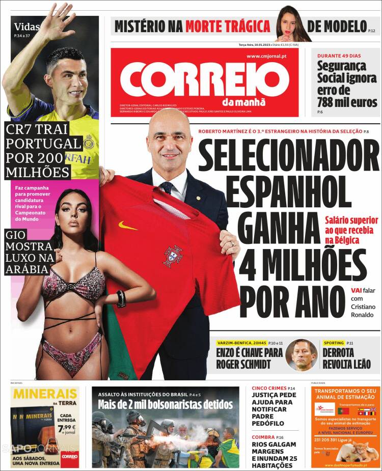 Portada de Correio da Manhã (Portugal)