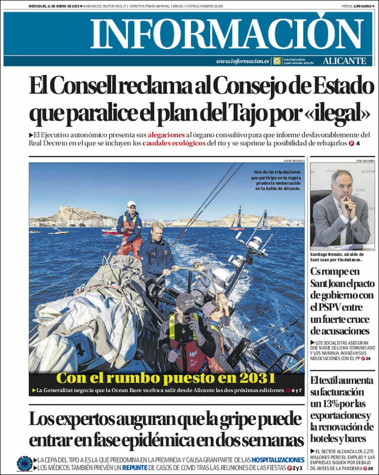 Portada de Diario Información (Espa&ntilde;a)