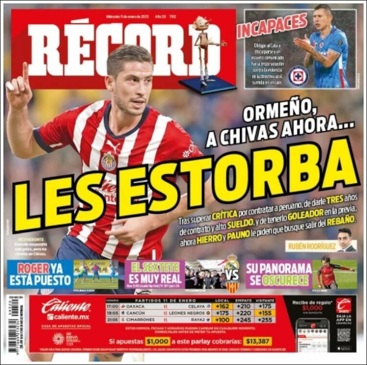 Portada de Record (M&eacute;xico)