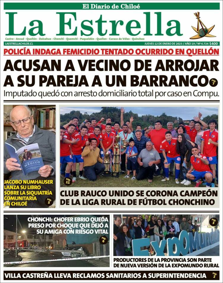 Portada de Estrella de Chiloé (Chile)