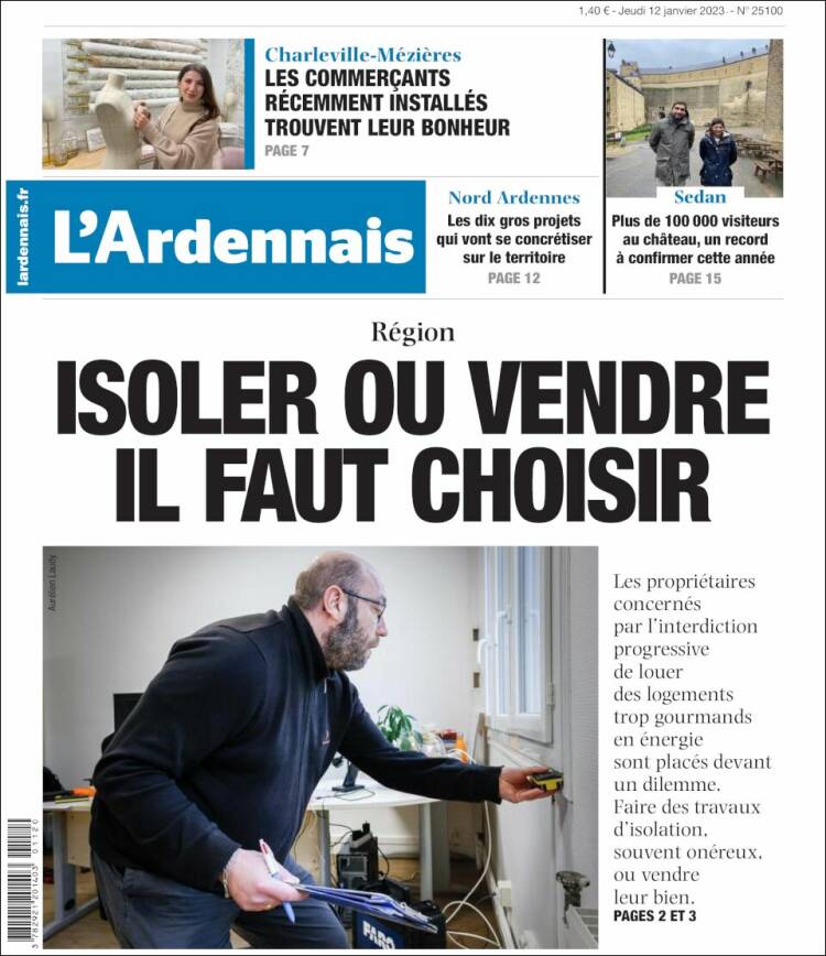 Portada de L'Ardenais (Francia)