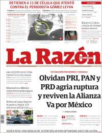 Portada de La Razón (México)