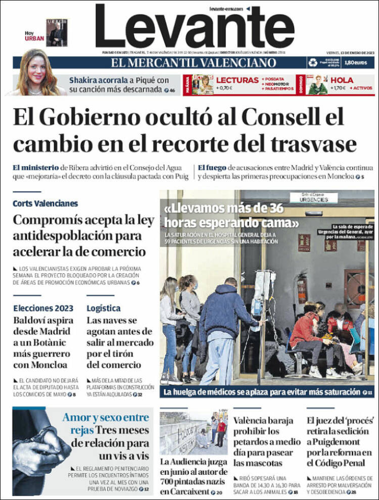 Portada de Levante (Spain)
