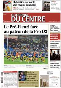 Portada de Le Journal du Centre (Francia)