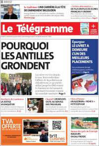 Portada de Télégramme (Francia)