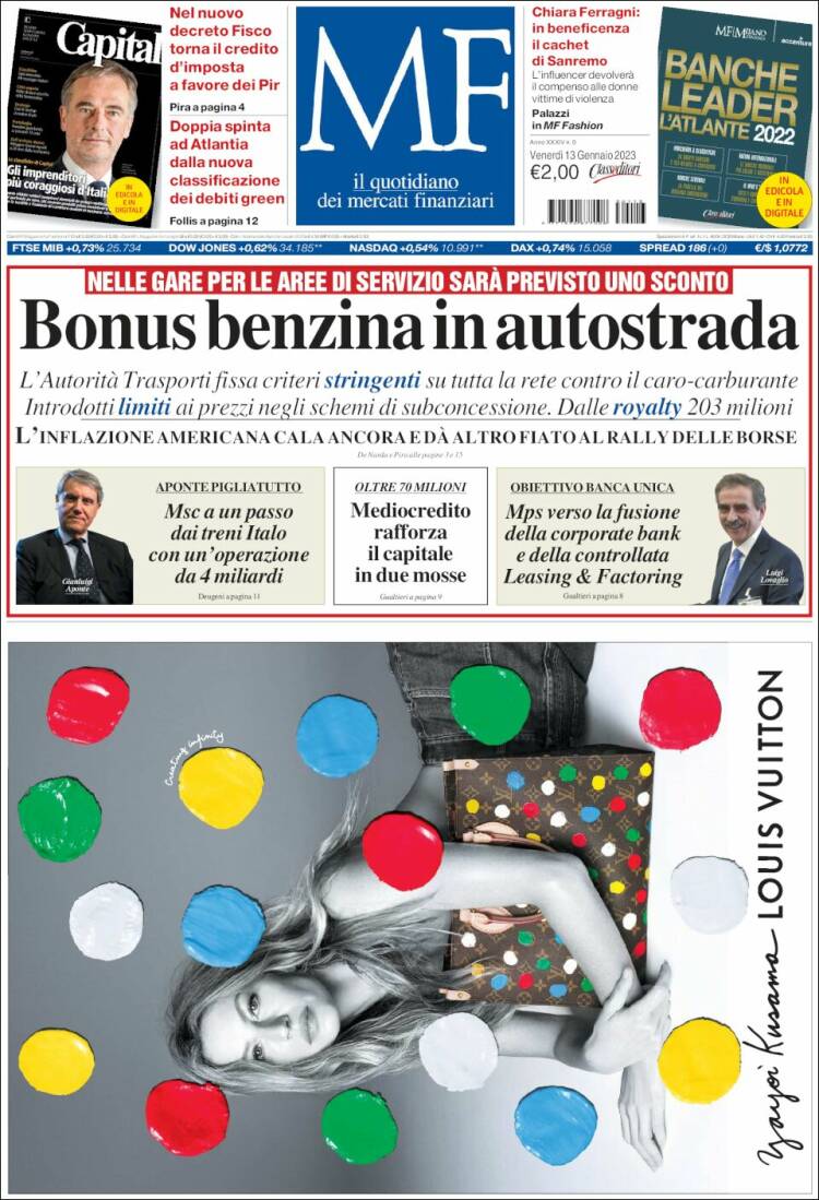 Portada de Milano Finanza (Italy)