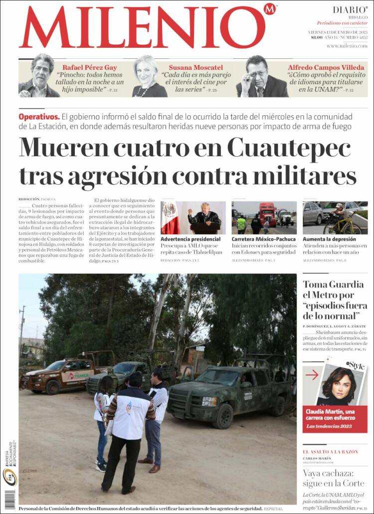 Portada de Milenio de Hidalgo (México)