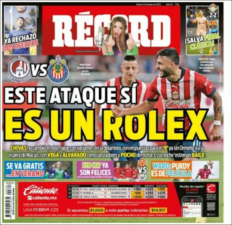 Portada de Record (México)