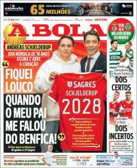 Portada de A Bola (Portugal)