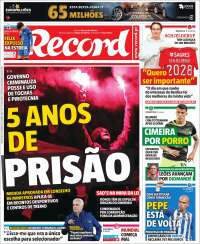 Portada de Record (Portugal)