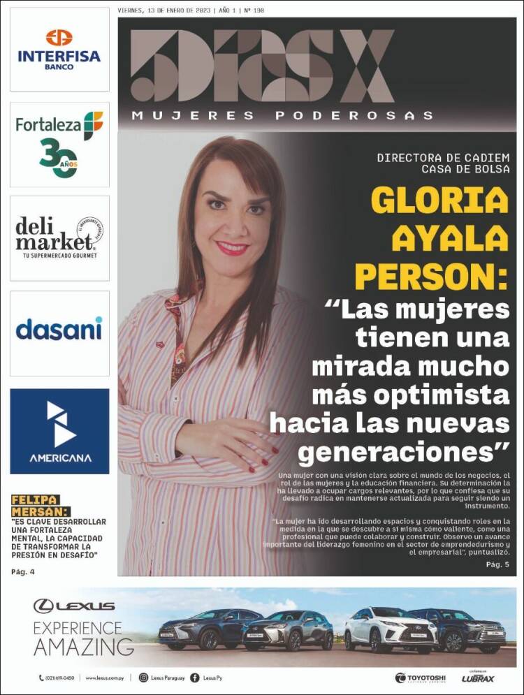 Portada de 5 Días (Paraguay)