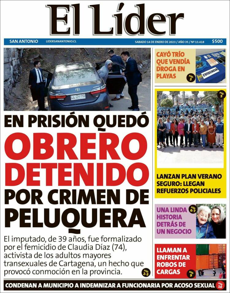 Portada de Lider de San Antonio (Chile)