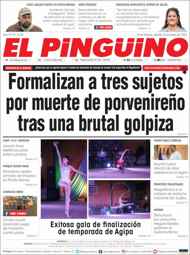 Portada de El Pingüino (Chile)