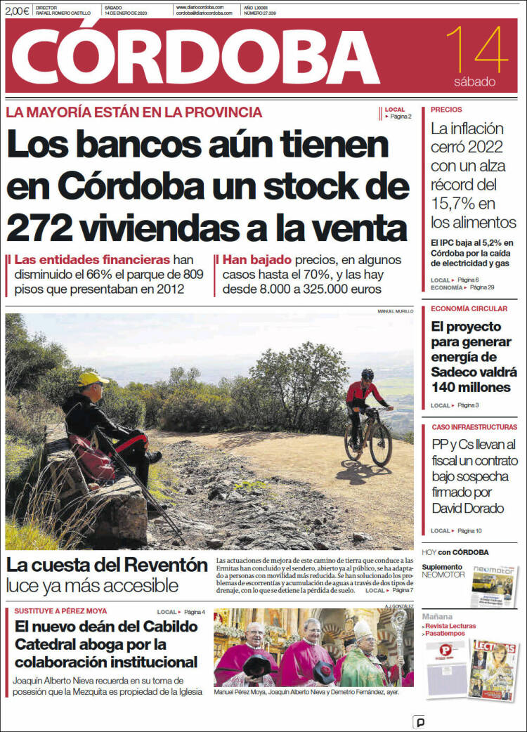 Portada de Diario de Córdoba (Spain)