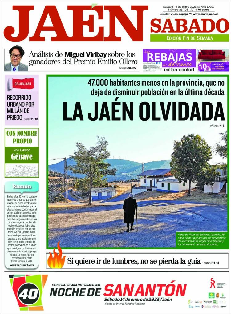 Portada de Diario Jaén (Spain)