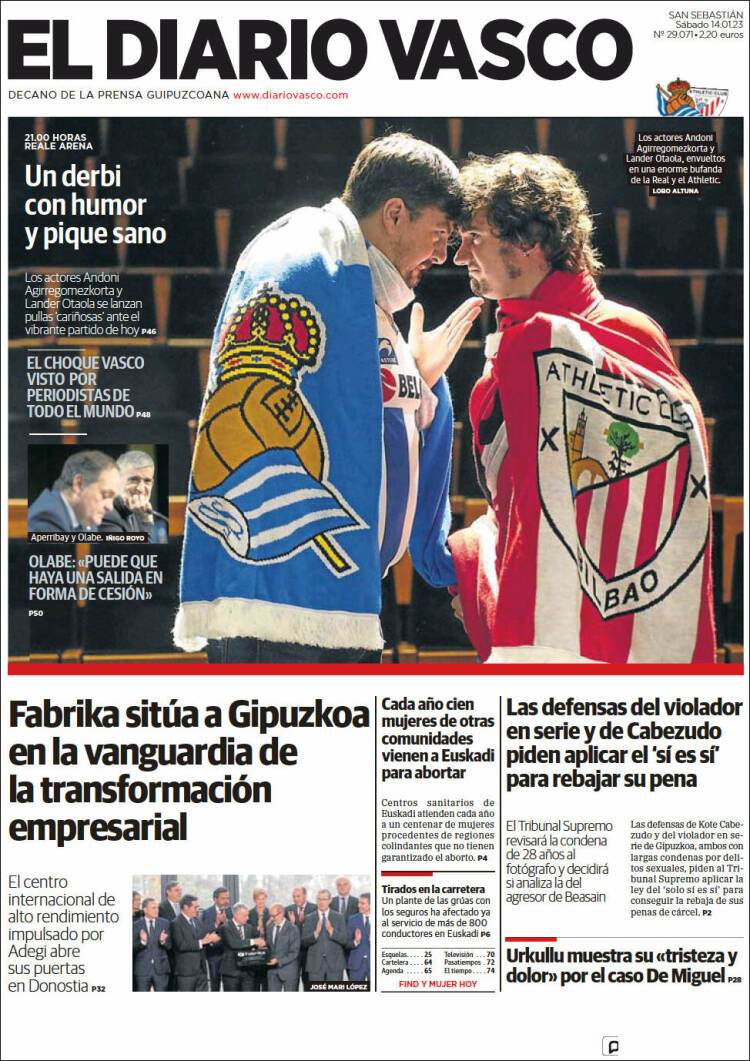 Portada de Diario Vasco (Spain)