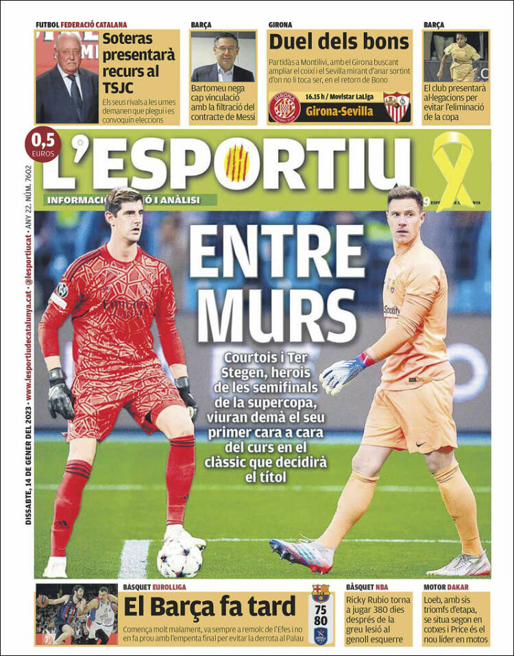 Portada de L'Esportiu (Spain)