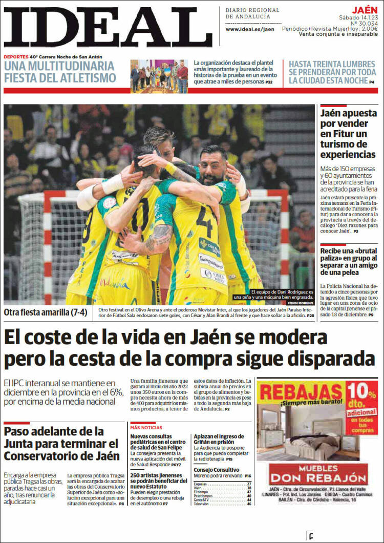 Portada de El Ideal de Jaén (Spain)