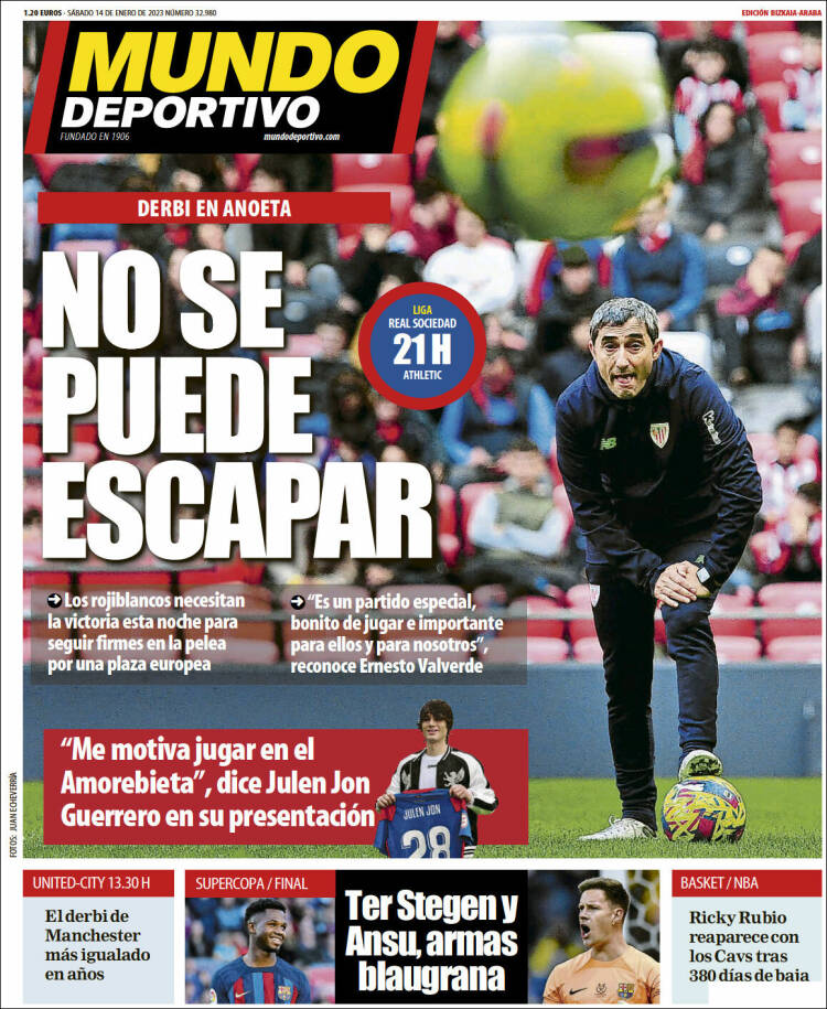 Portada de Mundo Deportivo Bizkaia (Spain)