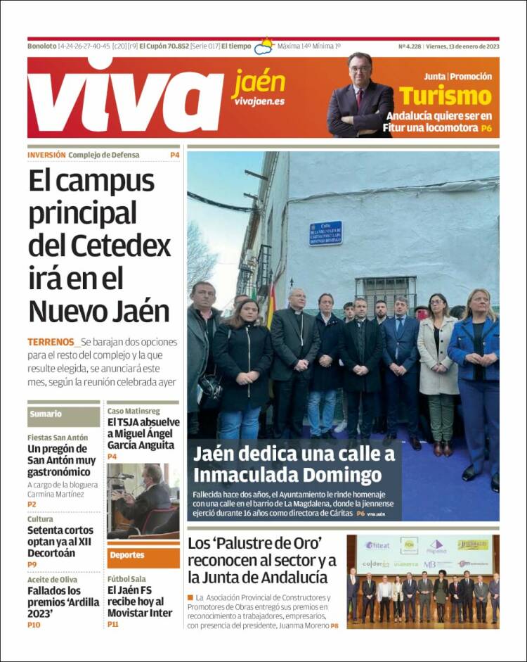 Portada de Viva Jaén (Spain)