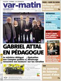 Portada de Var-Matin (Francia)