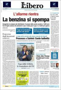 Portada de Libero (Italia)
