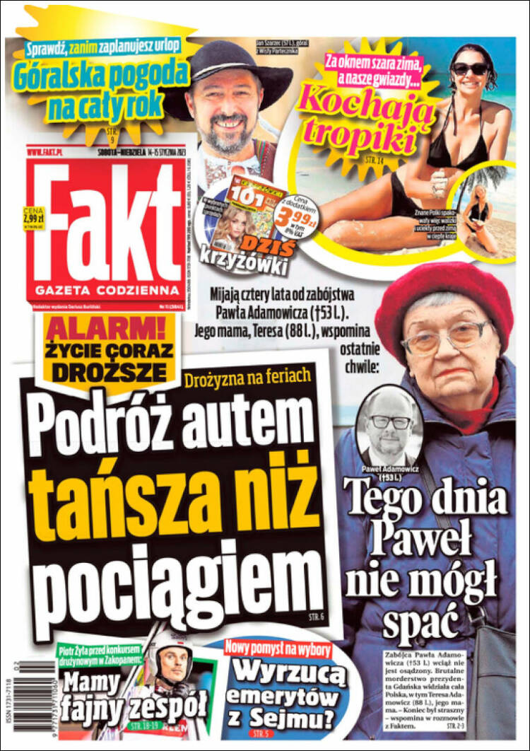 Portada de Fakt (Polonia)