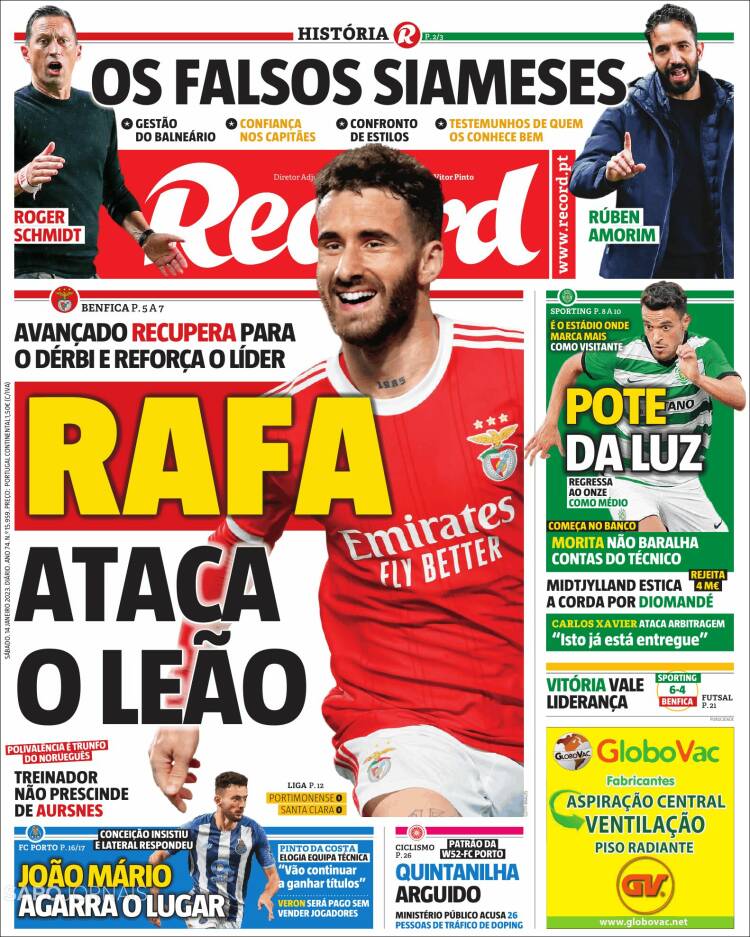 Portada de Record (Portugal)