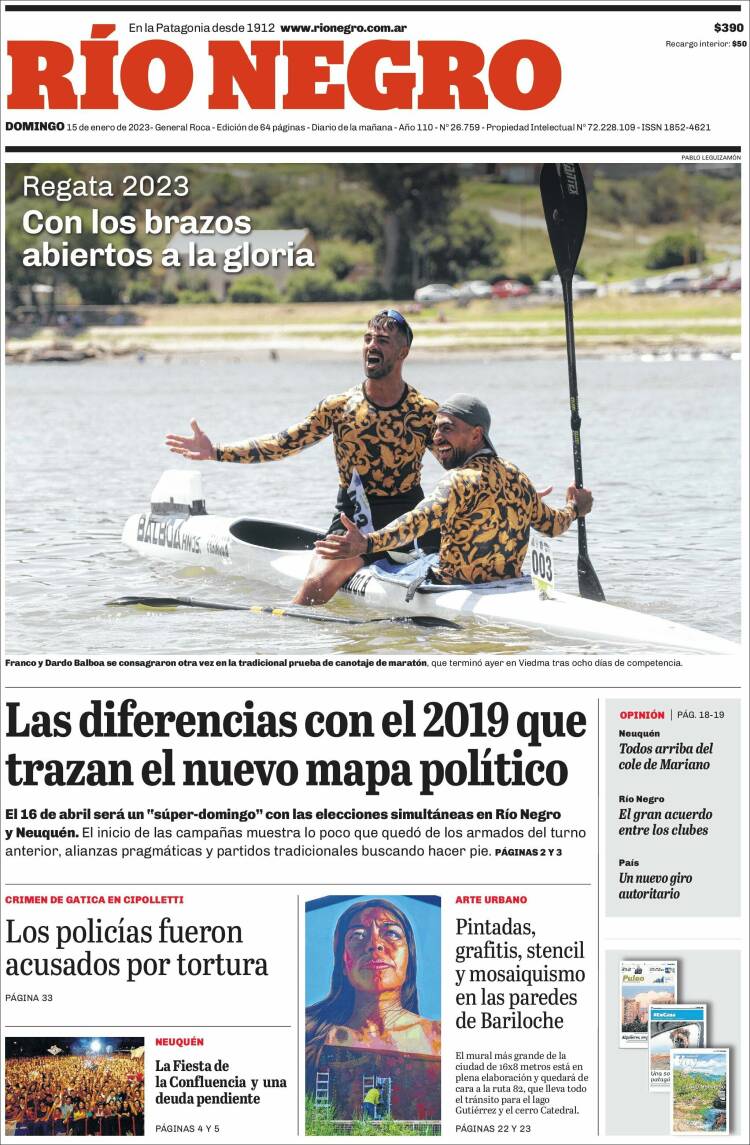 Portada de Rio Negro (Argentina)