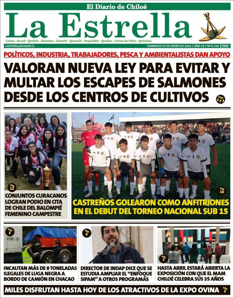 Portada de Estrella de Chiloé (Chile)