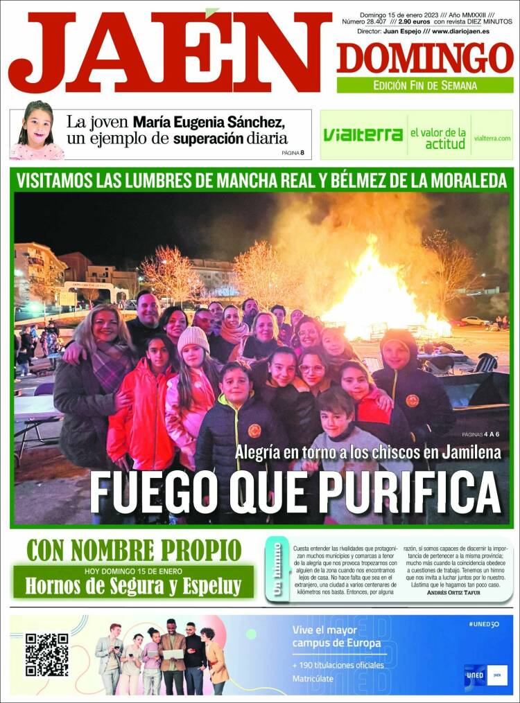 Portada de Diario Jaén (Espa&ntilde;a)