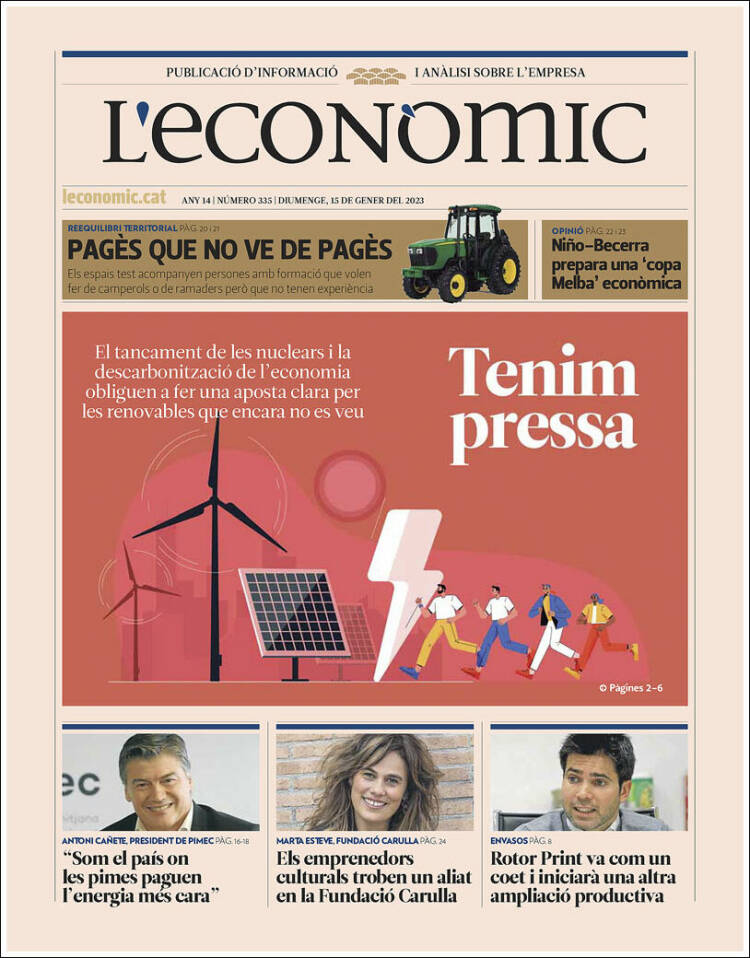 Portada de L'Econòmic (Espa&ntilde;a)