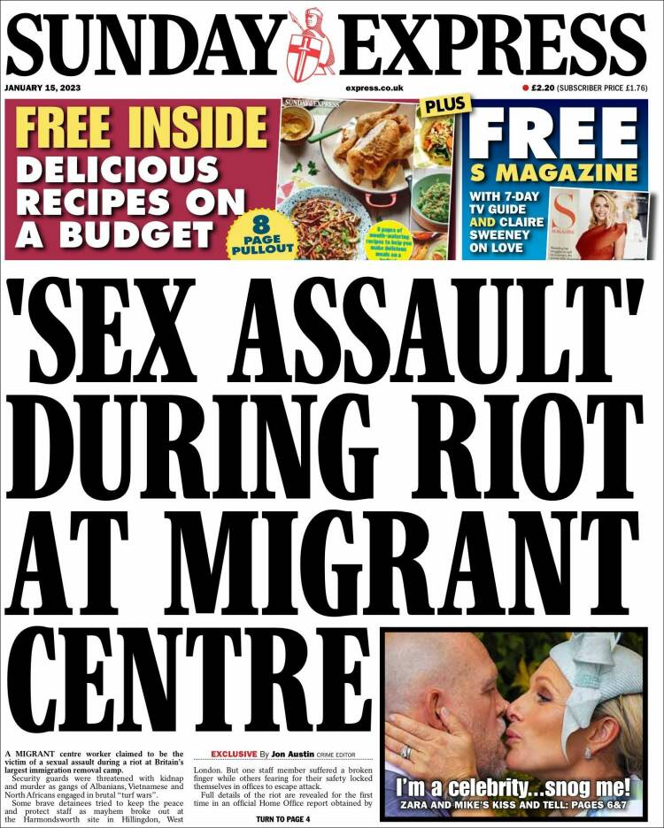 Portada de Daily Express (Reino Unido)