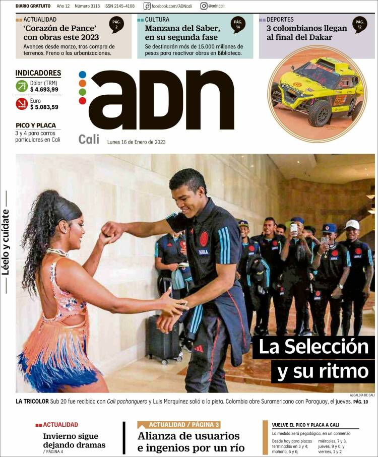 Portada de ADN - Cali (Colombia)