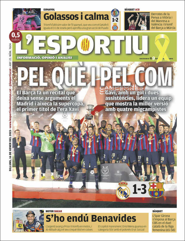 Portada de L'Esportiu (España)