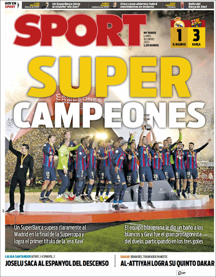 Portada de Sport (España)