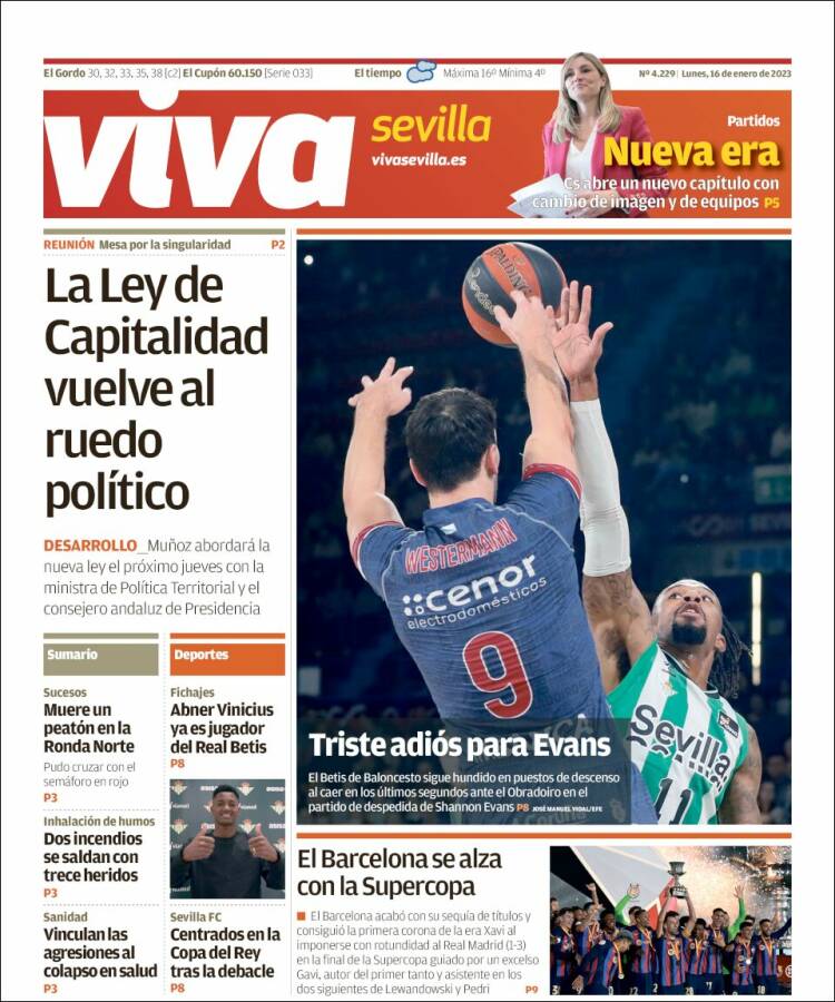 Portada de Viva Sevilla (España)