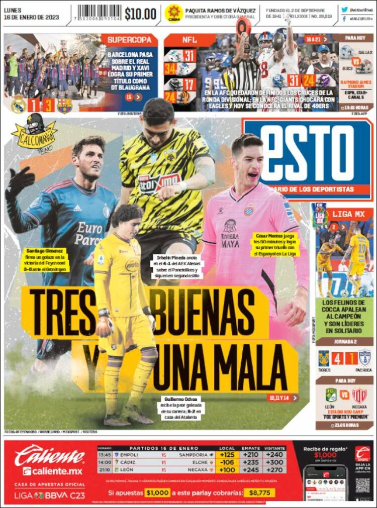 Portada de Esto (M&eacute;xico)