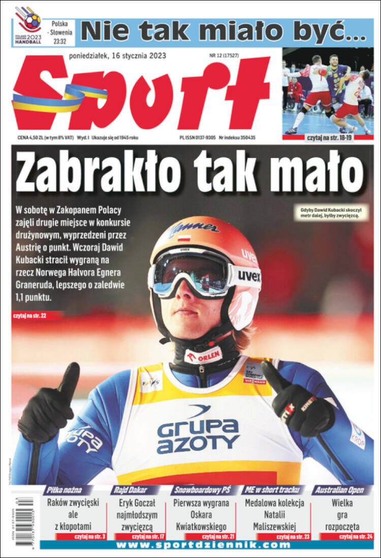 Portada de Katowicki Sport (Polonia)