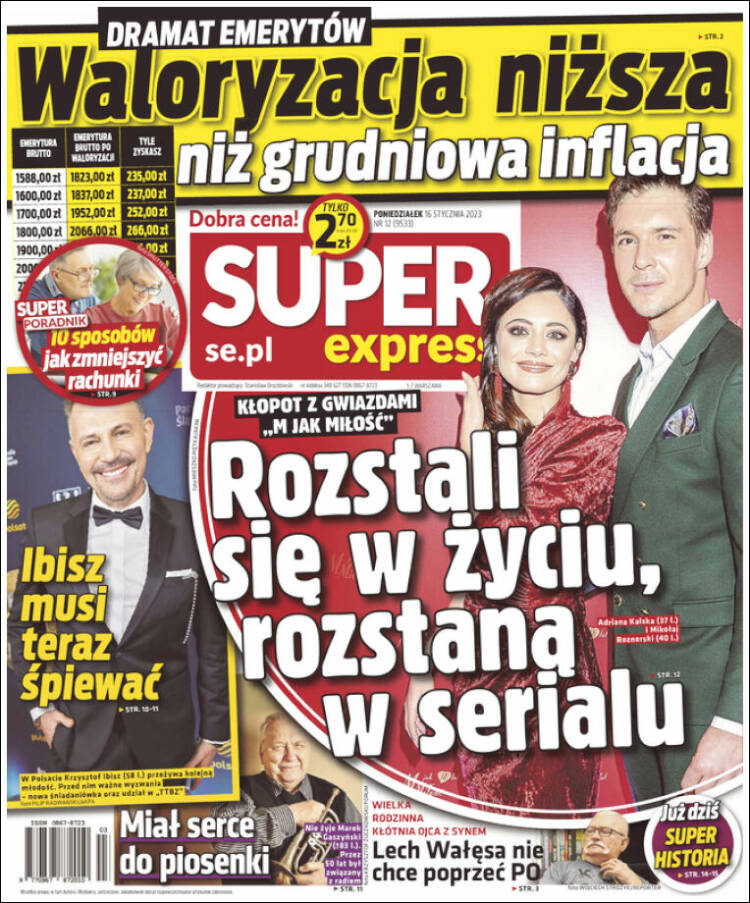 Portada de Super Express (Polonia)