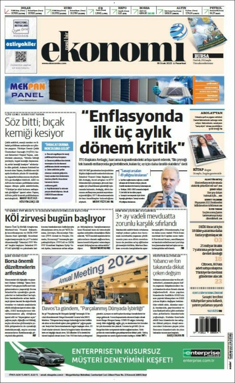 Portada de Dünya (Turqu&iacute;a)
