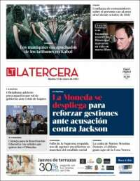 Portada de La Tercera (Chile)